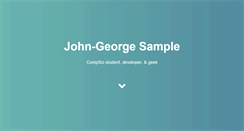 Desktop Screenshot of johngeorgesample.com